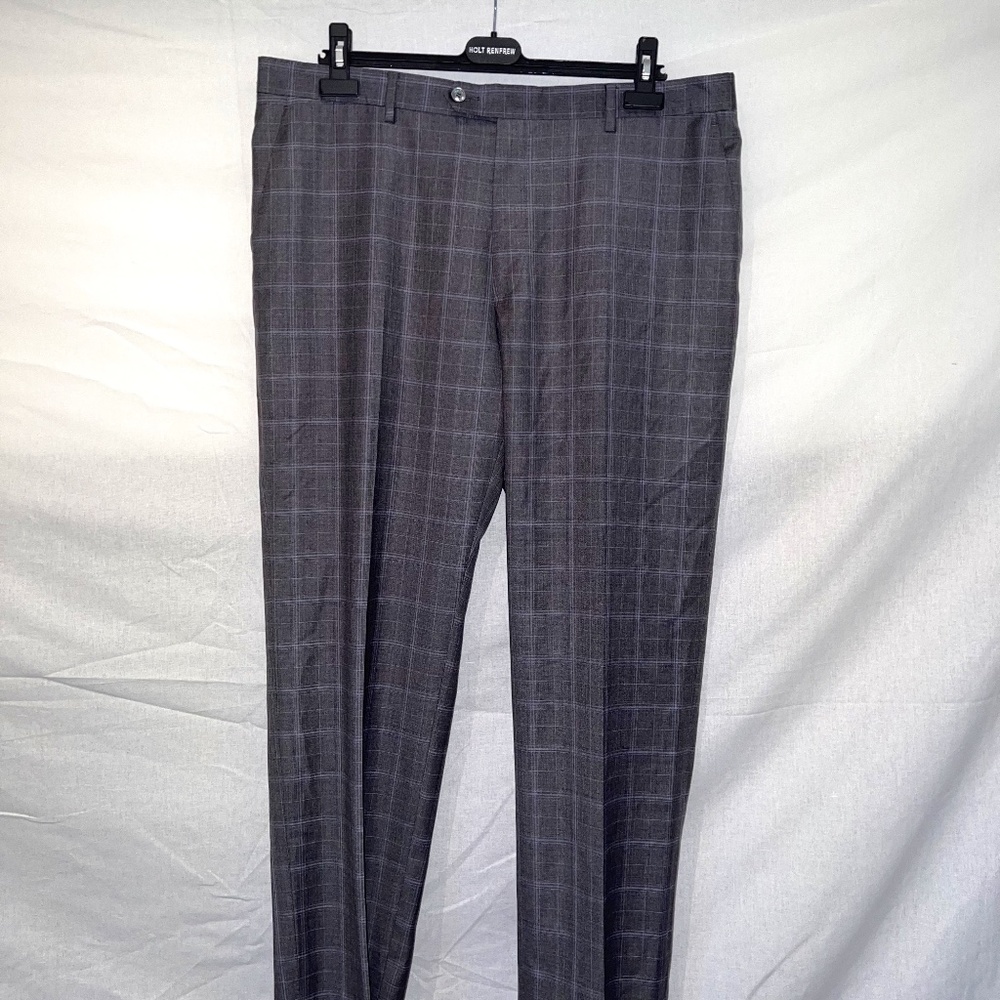 Paul Smith London - BNWT Dress Pants - Plaid Check in Dark Grey - 80% OFF SALE!